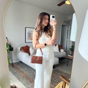 Two pairs of the same wide leg Jean